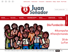 Tablet Screenshot of fundacionjuans.org